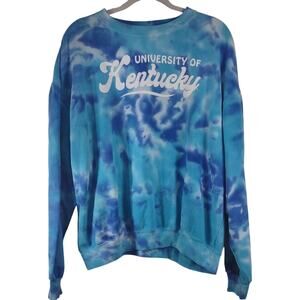 University of Kentucky Tie Dye Oversized Sweatshirt, Size XL